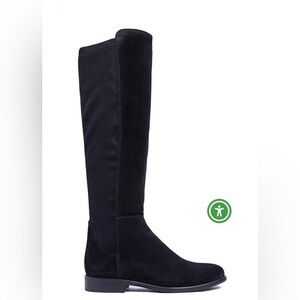 NWT Cordani Bethanie Black Suede Leather Boots, Made in Italy Size 8.5 (39)